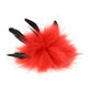 Lana Grossa Pompon od krzna Finnraccoon | 760-crveno