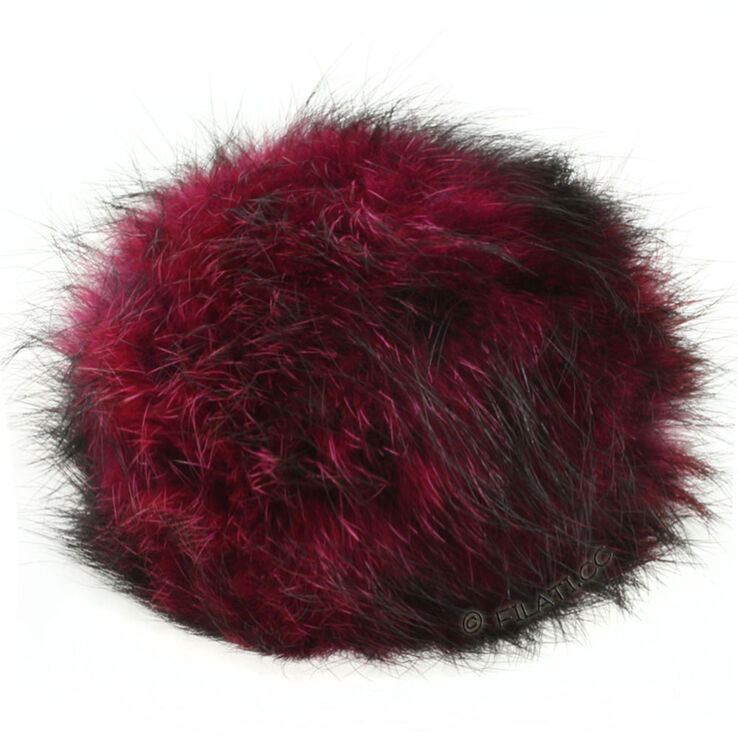Lana Grossa KRZNOPOMPON Fuchs Bicolor | 301-roze/crna