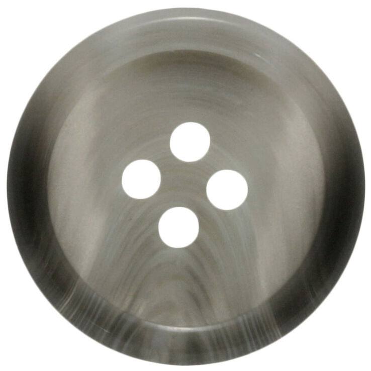 Union Knopf Dugme 4 rupe 20mm | 761-tamno siva prosarana