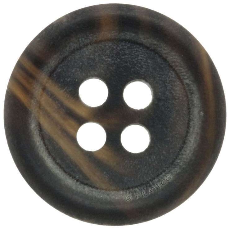 Lana Grossa UNION KNOPF 36428/25mm | 22-sivo smeđa