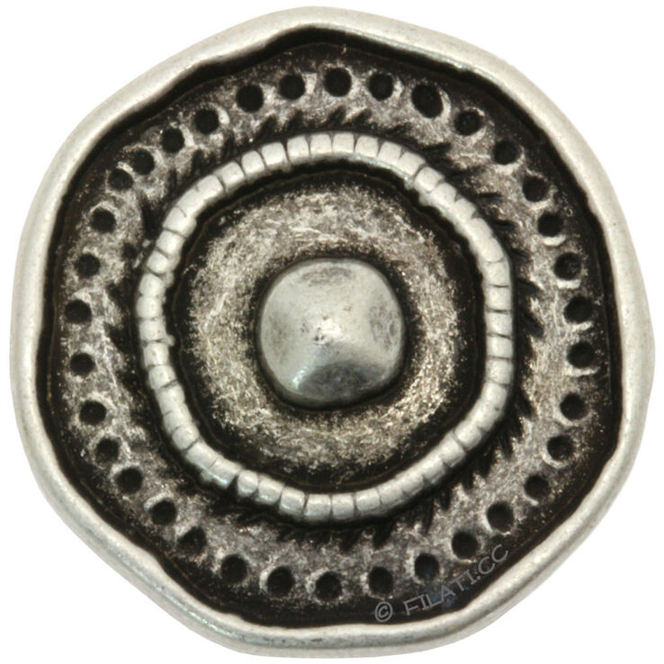 Union Knopf Dugme sa ušicom 20mm | 83-srebro