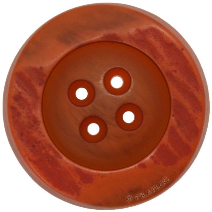 Union Knopf Dugme sa 4 rupe 38mm | 44-crvenosmeđi