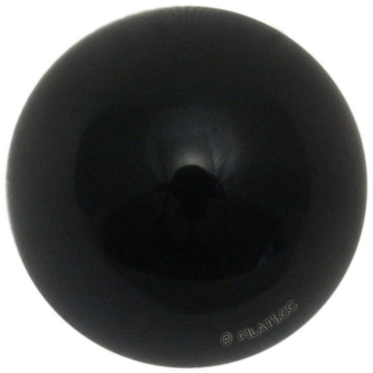 Union Knopf Oko životinje 6mm | 80-crna