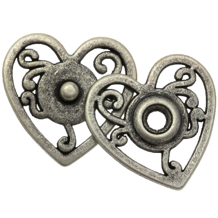 Lana Grossa UNION KNOPF 500720/18mm | 83-Staro srebro