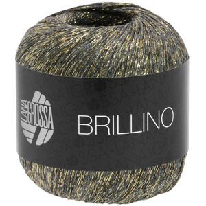 Lana Grossa BRILLINO | 05-siva/zlato
