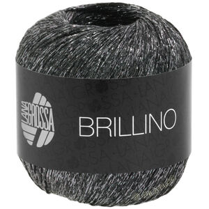 Lana Grossa BRILLINO | 18-antracit/srebro