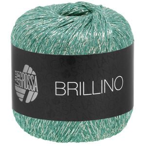 Lana Grossa BRILLINO | 36-tirkiz/srebro