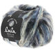 Lana Grossa BRUSHY Uni/Print (lala BERLIN) | 105-ecru/svjetloplav/Golubovi plavi/noć Plava/antracit