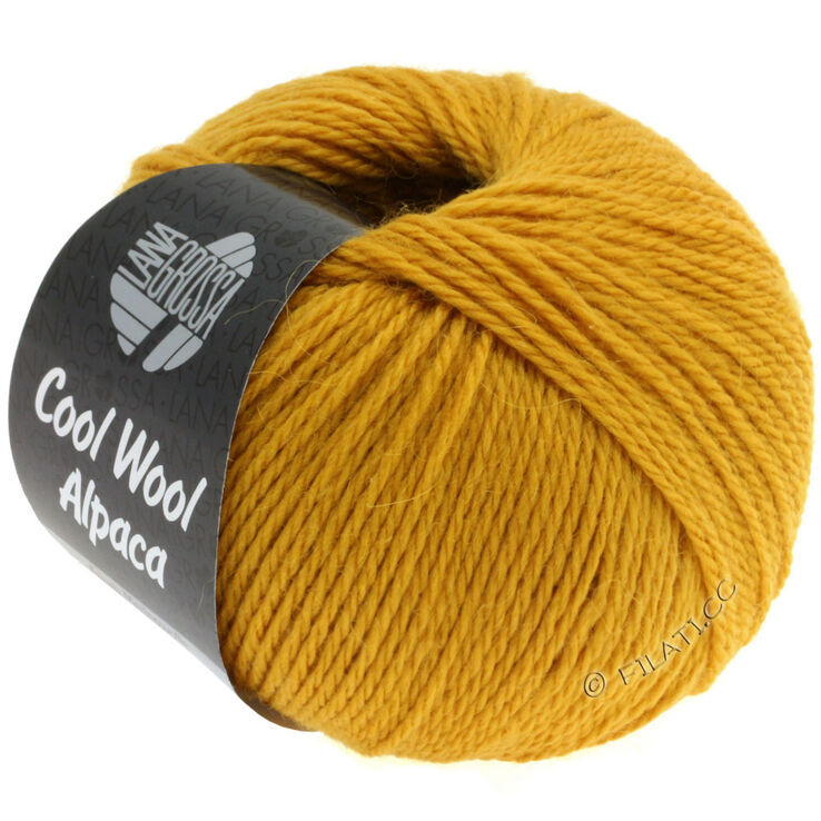 Lana Grossa COOL WOOL Alpaca | 01-žuto