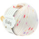 Lana Grossa COOL WOOL Baby 25g | 352-bijela/malina/ljubičasta/ljubičasta