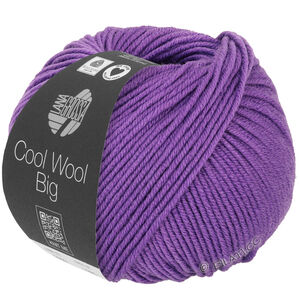Lana Grossa COOL WOOL Big  Uni/Melange | 1018-ljubičasta