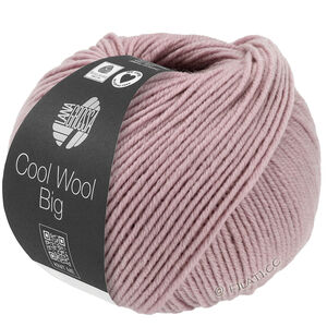 Lana Grossa COOL WOOL Big  Uni/Melange | 1033-siva roza