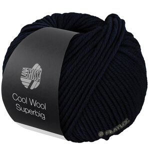 Lana Grossa COOL WOOL Superbig | 44-noć Plava