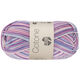 Lana Grossa COTONE Print/Spray/Mouliné | 354-bijela/roze/ljubičasta/ljubičasta/Ljubičasto plava