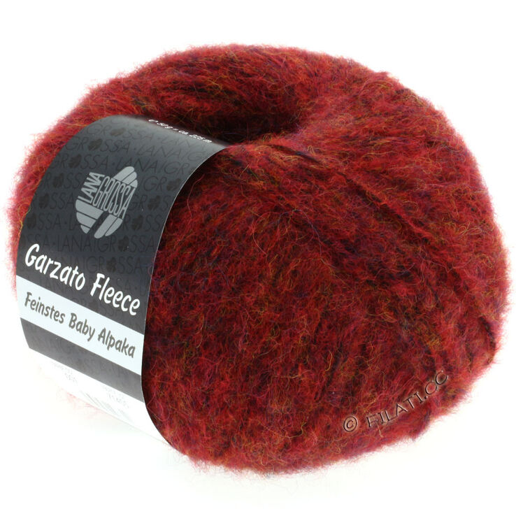 Lana Grossa GARZATO Fleece Uni/Print/Dégradé | 001-crveno/crna
