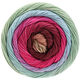 Lana Grossa GOMITOLO ALOHA | 320-roze/ bordo/bijela Zelena/svjetloplav/cimet/roze braon