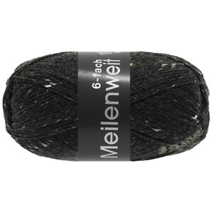 Lana Grossa MEILENWEIT 6-FACH 150g Mouliné/Tweed | 8837-antracit prosarana