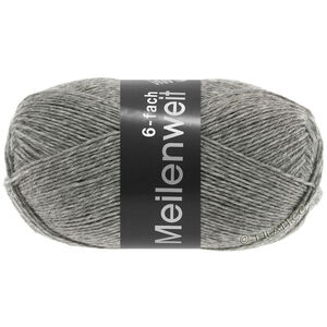 Lana Grossa MEILENWEIT 6-FACH 150g | 8961-siva prosarana