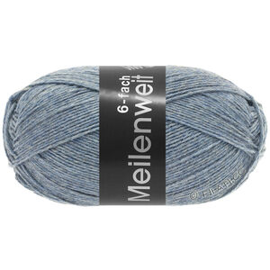Lana Grossa MEILENWEIT 6-FACH 150g | 9226-sivo plava prosarana