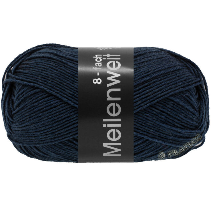 Lana Grossa MEILENWEIT 8-FACH 150g | 9556-noć Plava