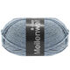 Lana Grossa MEILENWEIT 8-struko 100g Uni | 9659-sivo plava prosarana