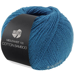 Lana Grossa MEILENWEIT 100g Cotton Bamboo | 42-tirkiz plavo