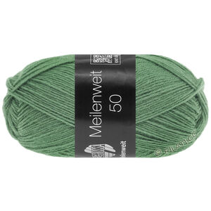 Lana Grossa MEILENWEIT 50g | 1377-siva zelena