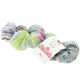 Lana Grossa MEILENWEIT 100g Merino Hand-dyed | 302-svijetlo siva/žuta zelena/roze/tamno petrol/crna zelena