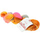 Lana Grossa MEILENWEIT 100g Merino Hand-dyed | 402-losos/ konjak/oker/siva/kaki/roze/roze/kari