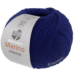 Lana Grossa MEILENWEIT 100g Merino Extrafine | 2461-Tinta plava