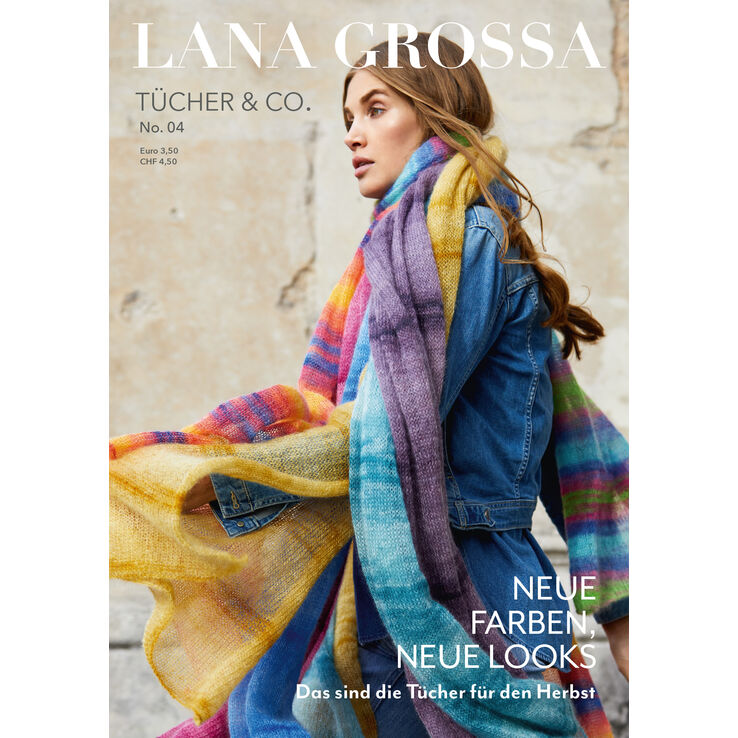 Tücher & Co. No. 4 - Magazin njemacki + instrukcije engleski od Lana Grossa