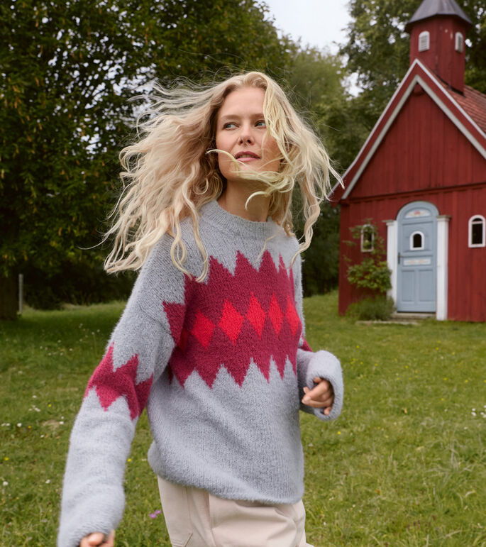 Lana Grossa PULLOVER MIT JACQUARDMUSTER Così