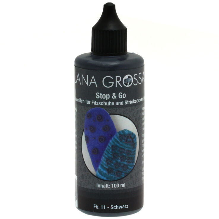 Lana Grossa Stop & Go Lateksmlijeko | 11-crna