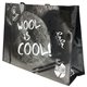 Shopper WOOL IS COOL S/W | 01-crna/bijela/siva