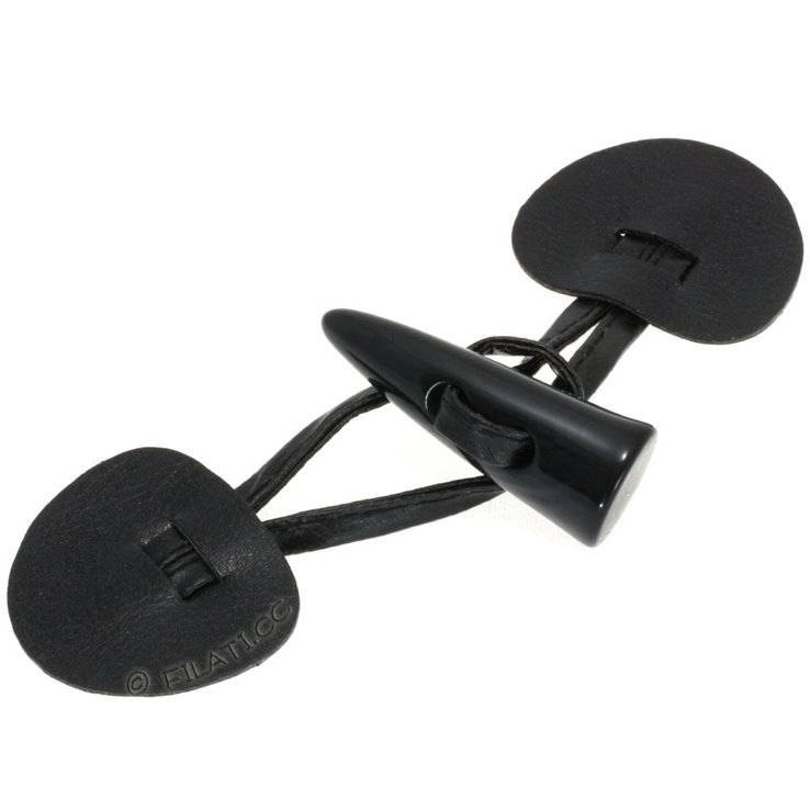 Knebelverschluss 417711/15cm | 711-crna