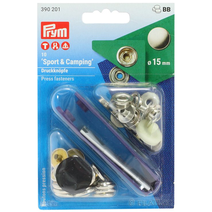 PRYM 390201/15mm | 01-srebro