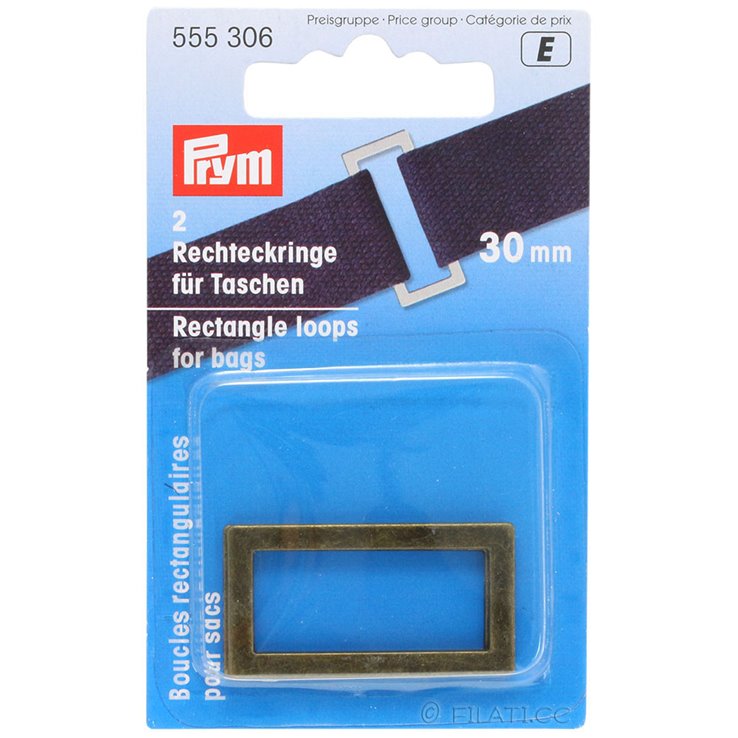 Rechteckringe 555306/30mm | 306-antik mesing