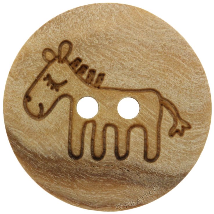 UNION KNOPF 451020/15mm | 090-Motivo de caballo