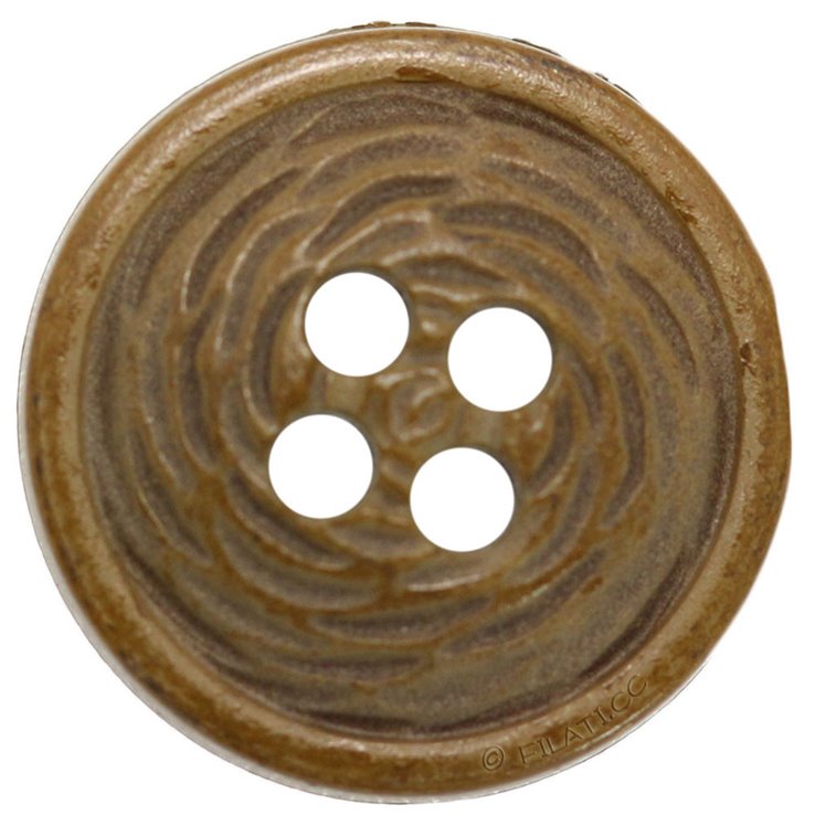 UNION KNOPF 453199/18mm | 18-tamno smeđa