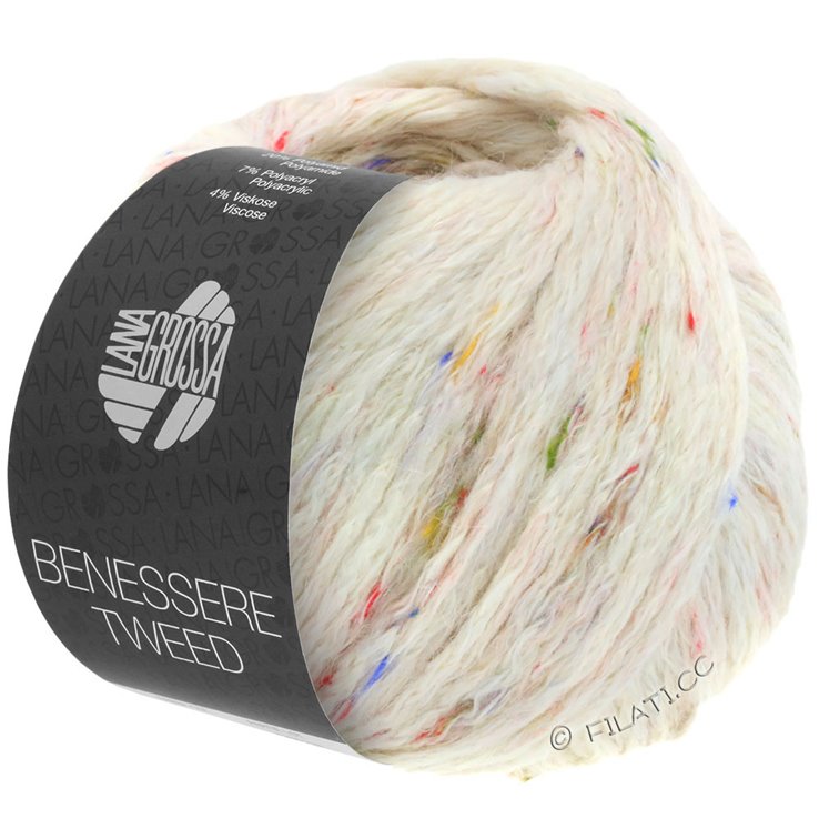 Lana Grossa BENESSERE Tweed | 101-priroda prosarana