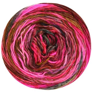 Lana Grossa COLORISSIMO | 17-roze/roze/Zyklam/crno tan/palisandrovo drvo/kaki/maslinovo/petrol