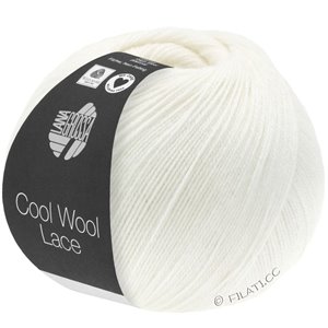 Lana Grossa COOL WOOL Lace | 28-bijela