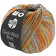 Lana Grossa COOL WOOL Print | 834-narančasta/oker/nugat/zelenilo mora/sivo plava