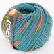 Lana Grossa COTTON MIX 80 Print (McWool) | 756-petrol/ljubičasta/maslinovo