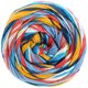 Lana Grossa GOMITOLO DOPPIO | 252-svjetloplav/nebesko plavetnilo/tamno plava/bijela/žuto/narančasta/losos/svijetlo crvena