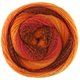 Lana Grossa GOMITOLO VERSIONE | 457-terakota/čokolada smeđa/tamno smeđa/crven ton/crvenanarančasta/žabljak žuto/narančasta