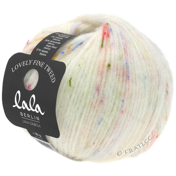 Lana Grossa LOVELY Fine Tweed (lala BERLIN) | 101-bijela