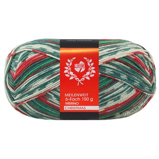 Lana Grossa MEILENWEIT 6-FACH 150g Merino Christmas