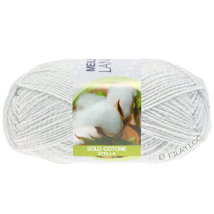 Lana Grossa MEILENWEIT 50g Solo Cotone Stella | 3601-bijela