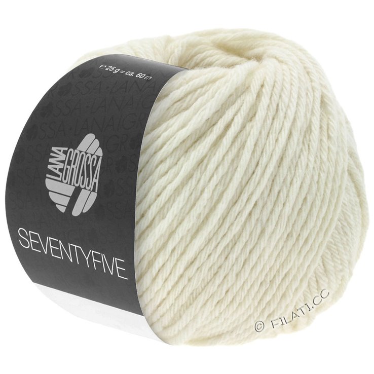 Lana Grossa SEVENTYFIVE | 01-ecru